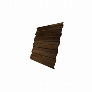 Профнастил/Профлист для ограждений Grand Line С20 (A) 0,45 Print-double Antique Wood